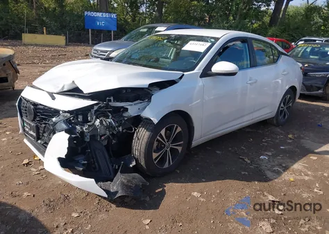 2022 Nissan Sentra Sv Xtronic Cvt from USA, damaged, VIN 3N1AB8CV0NY221232